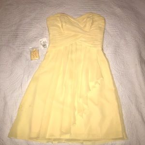 David’s Bridal Yellow Dress